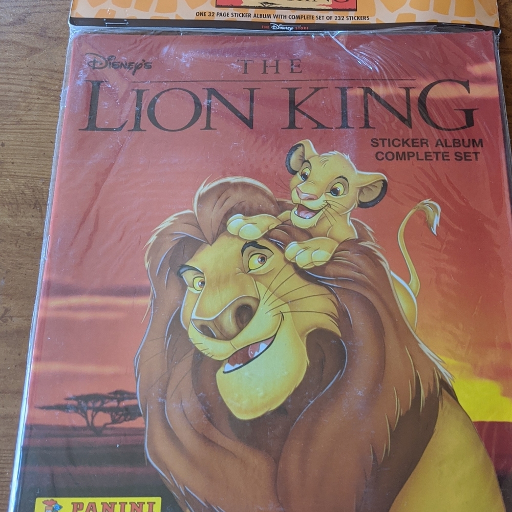 1993 Disney Panini Lion King complete set plus mor